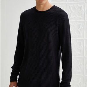 Urban Outfitters Men's Waffle Thermal Long Sleeve Tee